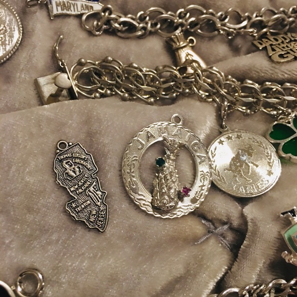 Sterling Silver 925 Charm Bracelet Lot with additional Charms. “NOT SCRAP”! - Picture 9 of 16